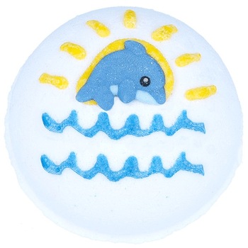 Bila de baie efervescenta Dolphinately Bomb Cosmetics 160 g Bila de baie efervescenta Dolphinately Bomb Cosmetics 160 g