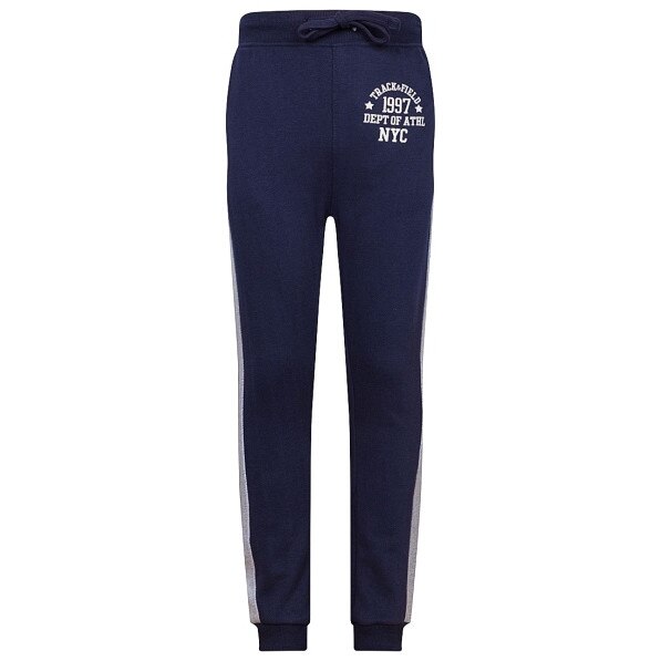 Pantaloni sport Symphony, albastru inchis/gri, Albastru inchis/Gri
