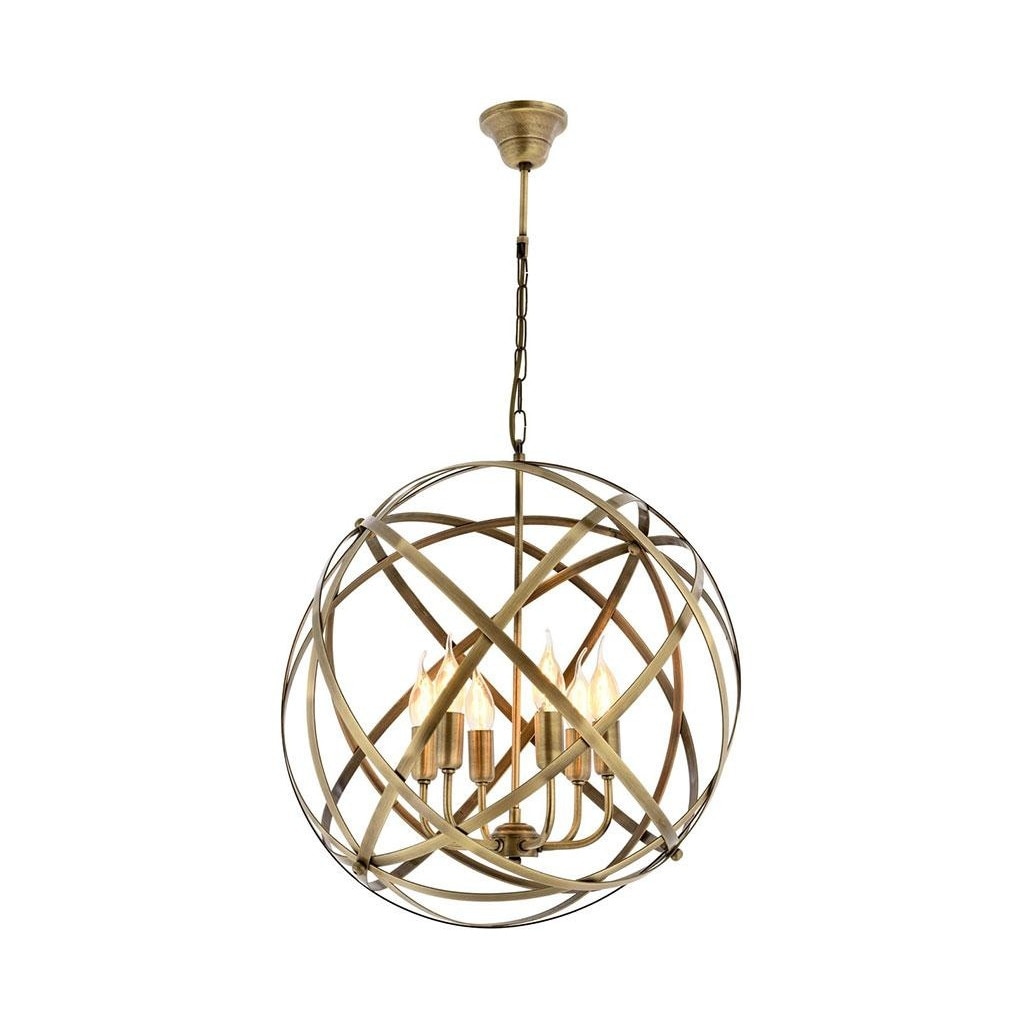 Candelabru Cojom Ramat 6x60W, E14 230V, auriu