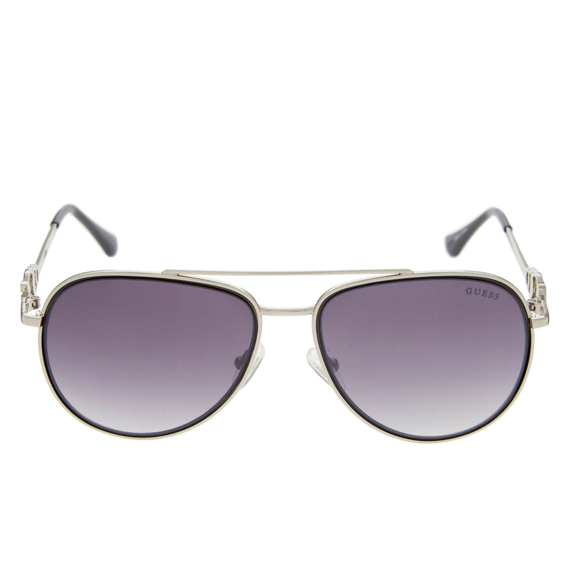 Ochelari de soare GUESS Silver Pearl Decorated Aviator