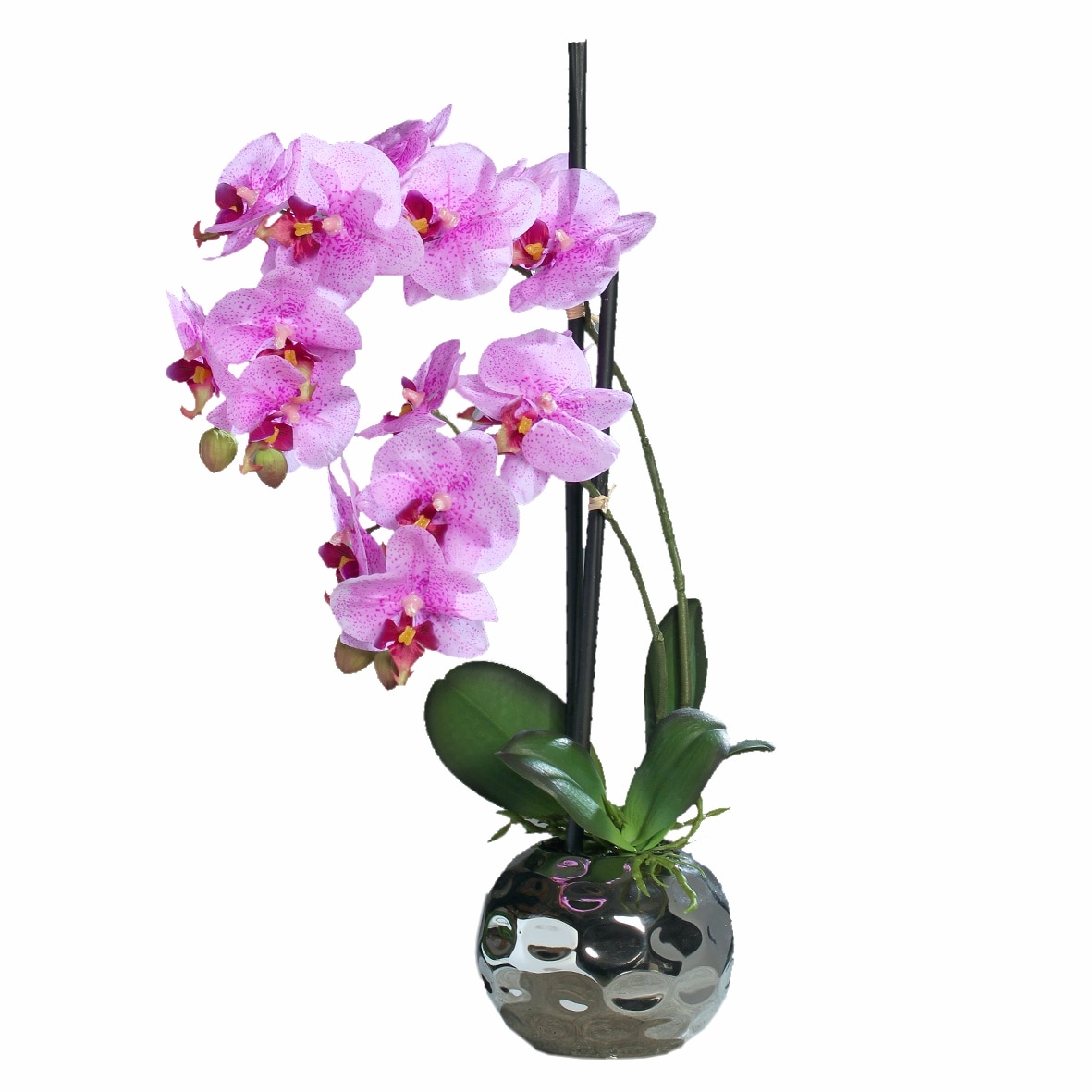 Орхидея в горшке купить в самаре. Орхидея в горшке. Орхидея розовая в горшке. Орхидея искусственная в керамическом горшке. Орхидея в горшке с розовыми цветами.