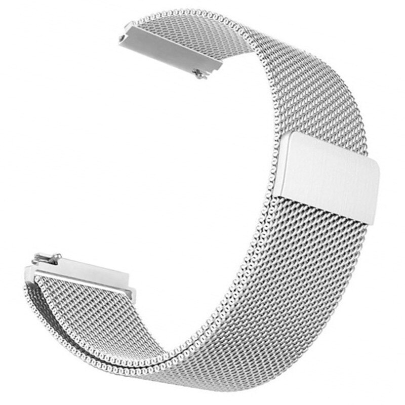 Curea tip Milanese Loop, compatibila Samsung Galaxy Watch3 40mm, telescoape Quick Release, Silver