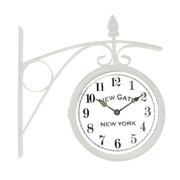 Ceas perete YANA, metal, are o forma rotunda si dimensiunile de 33.5 x 10 x 34.5 cm Ceas perete YANA, metal, are o forma rotunda si dimensiunile de 33.5 x 10 x 34.5 cm