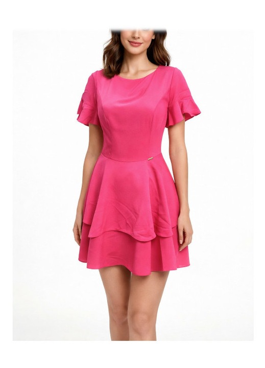 Rochie Bergamo R009 culoare rosu marime XL