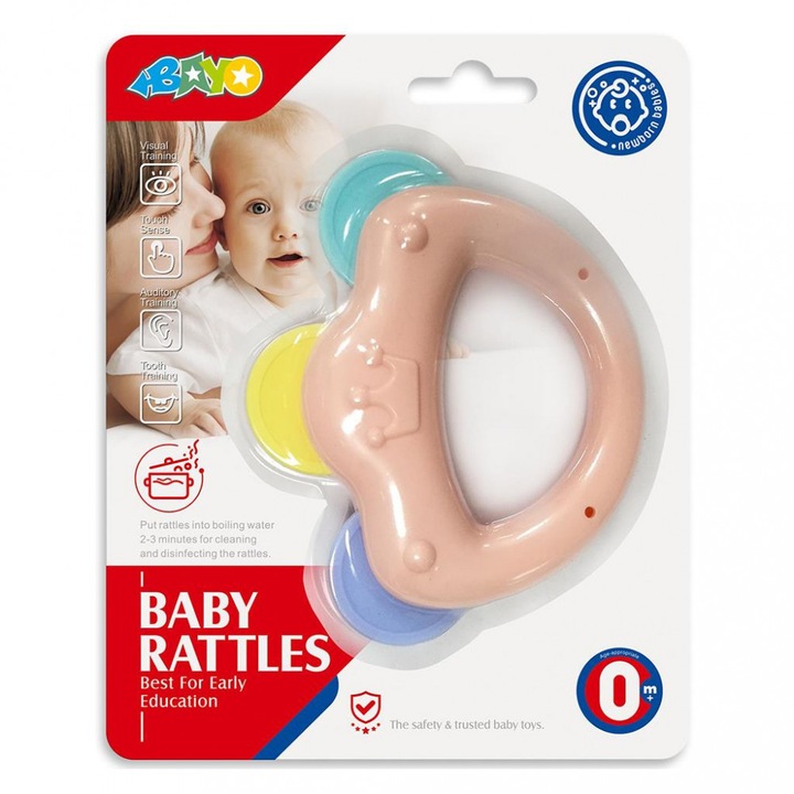 Rágóka csörgővel BAYO korona