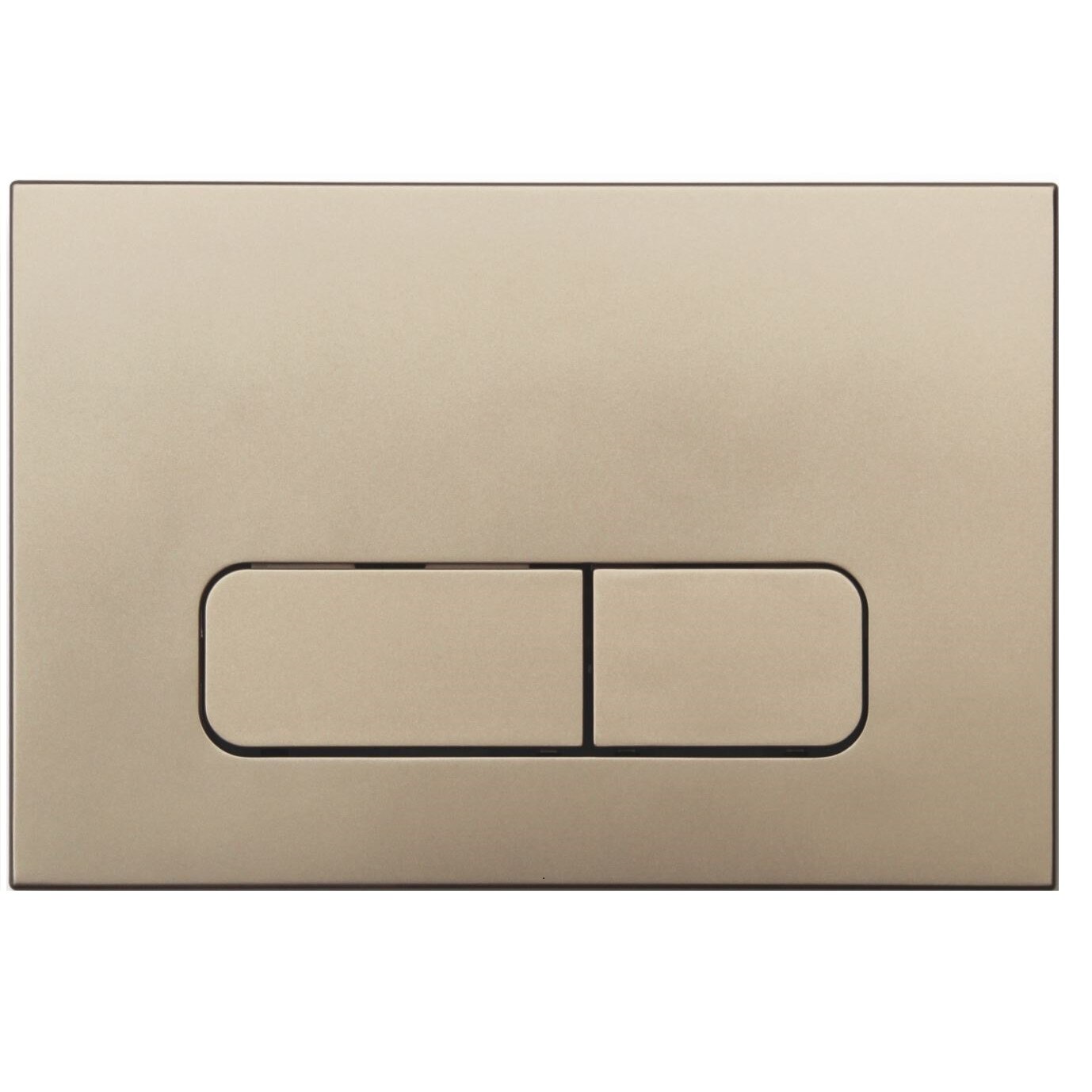 Clapeta de actionare WC dual flush , incastrata, stilo bronz antichizat