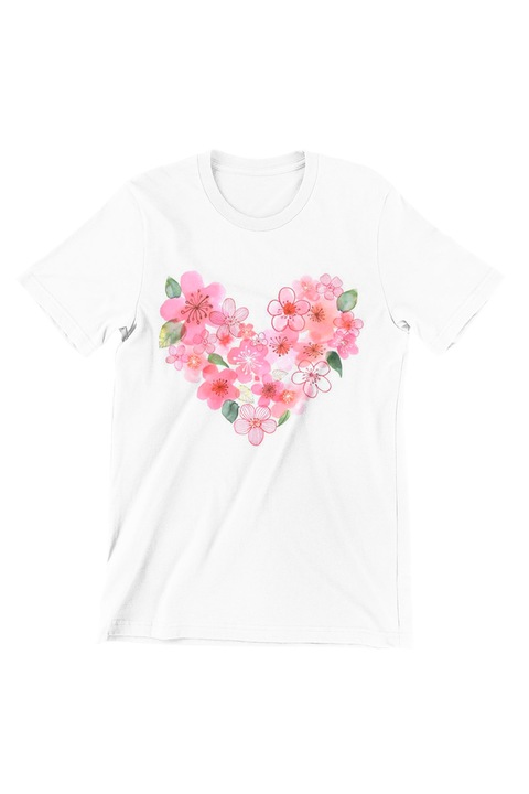 Tricou Femei, Love Spring, alb, XL