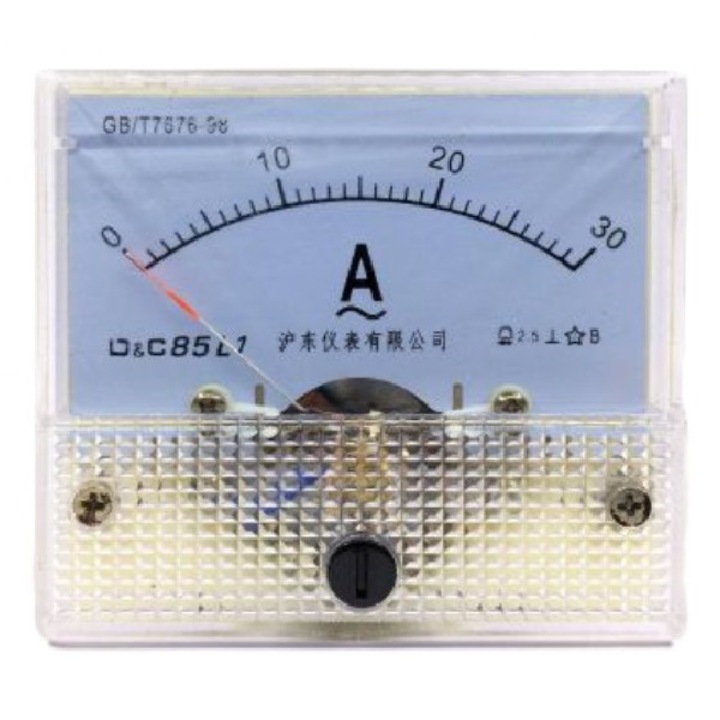 Ampermetru analogic de panou 30A curent alternativ