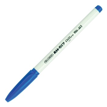 Set 12 Pixuri AIHAO 517, Varf 0.7 mm, Plastic, cu Capac, Scriere Albastra Set 12 Pixuri AIHAO 517, Varf 0.7 mm, Plastic, cu Capac, Scriere Albastra