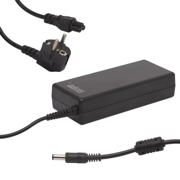 Incarcator laptop Universal, 90 W, 4,72A, 5,5/2,5mm, negru
