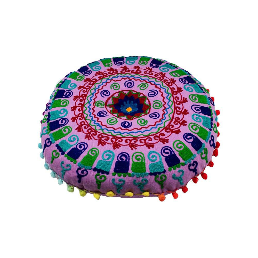 Perna Meditatie, Yoga, din bumbac, Umplutura Poliester, SNT 922, 40x8 cm