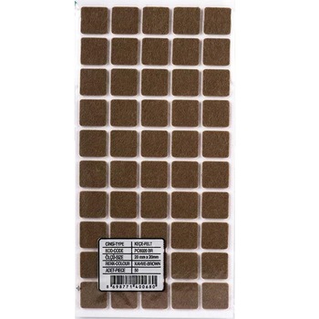 Protectie pasla autoadeziva pentru pardoseala, 20*20, maro Protectie pasla autoadeziva pentru pardoseala, 20*20, maro