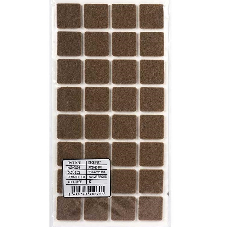 Protectie pasla autoadeziva pentru pardoseala, 25*25, maro