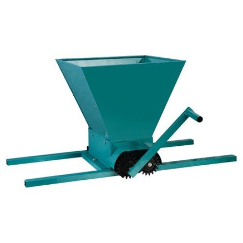 Zdrobitor de Struguri Manual, Micul Fermier 180kg/h, Cuva 25L, Polipropilena, Verde