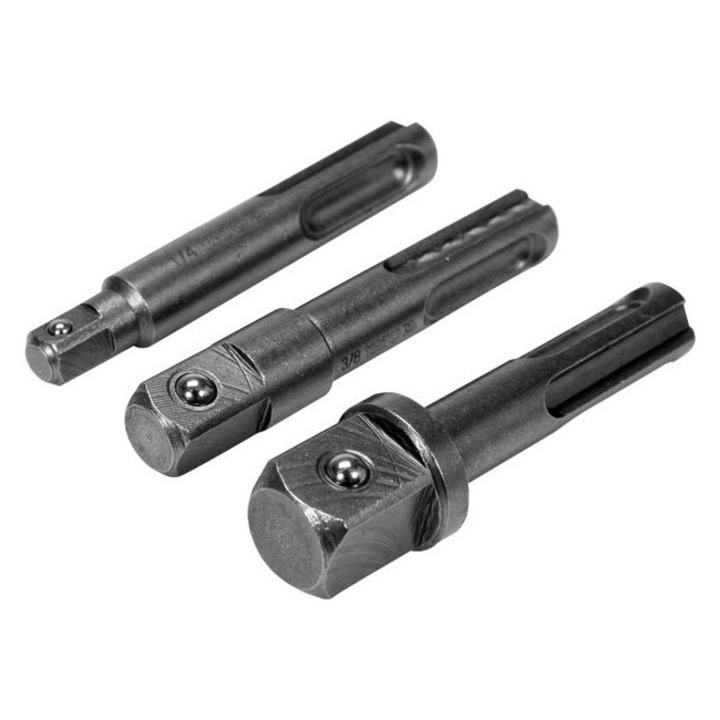 Set 3 adaptoare SDS+ - 1/4", 3/8", 1/2" Yato, YT-04686