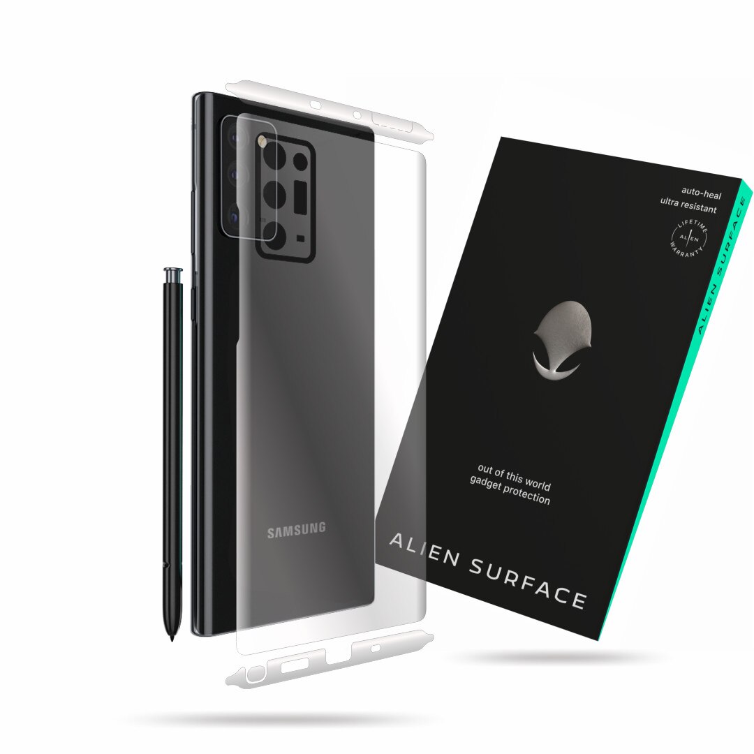Folie Alien Surface, Samsung Galaxy Note 20, protectie spate, laterale