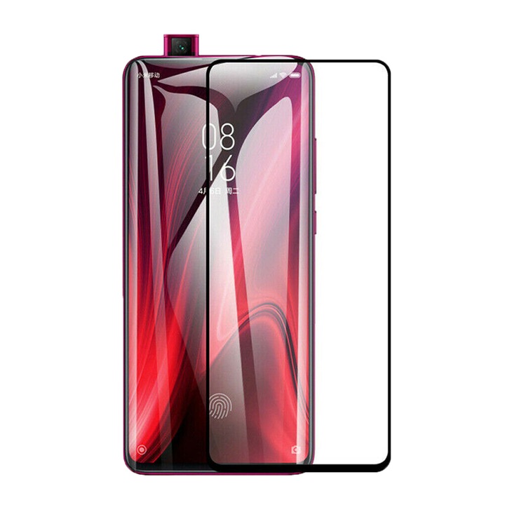 Xiaomi Redmi K20 film, IAO Optim Full Cover Professzionális Secure Glass (a teljes képernyőt lefedi), Full Glue, 9H, Fekete