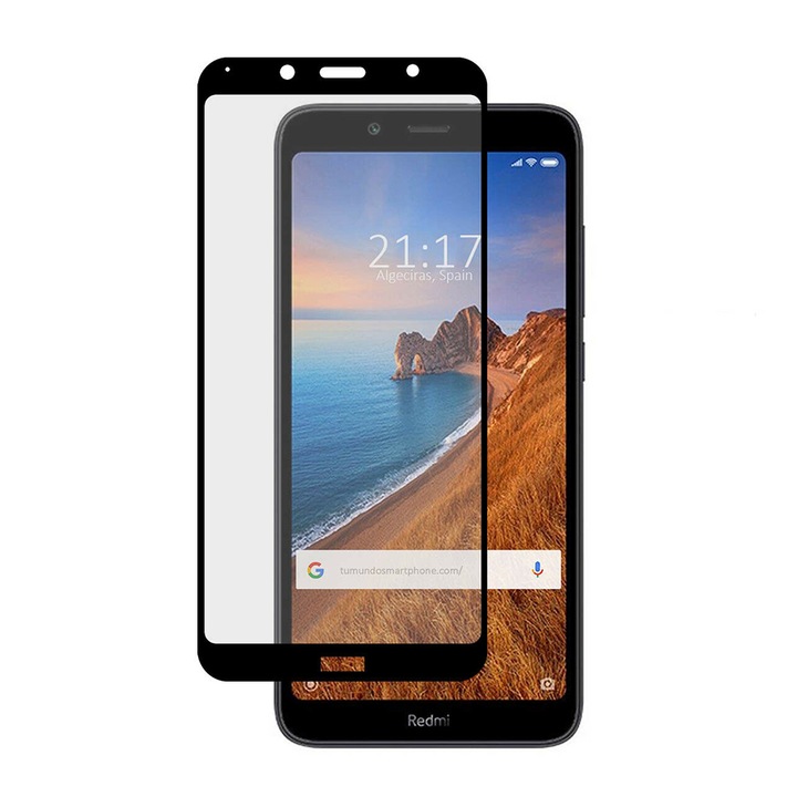 Xiaomi Redmi 6 Film, Professzionális IAO Optim teljes fedésű biztonságos üveg (a teljes képernyőt lefedi), Full Glue, 9H, fekete