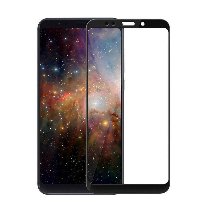 Xiaomi Redmi 7A film, professzionális IAO Optim teljes fedésű biztonságos üveg (a teljes képernyőt lefedi), teljes ragasztó, 9H, fekete