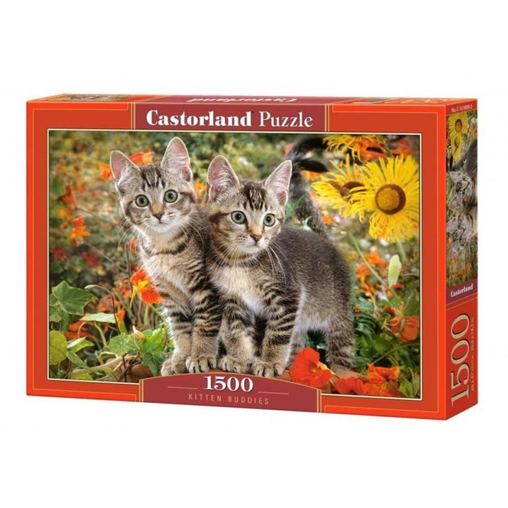 Castorland - Puzzle Prietenii pisoi - 1 500 piese