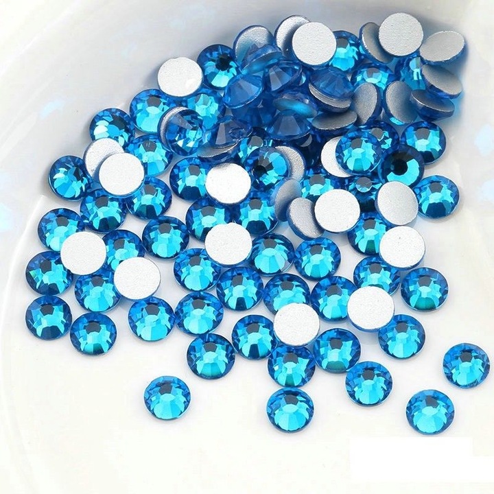 Dekorációs kiegészítők strasszkő, 5mm, Blue