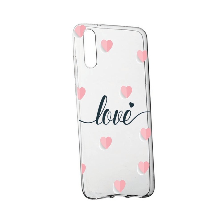 Калъф за Realme X50, Love+Hearts, износоустойчив, противоплъзгащ се, 85