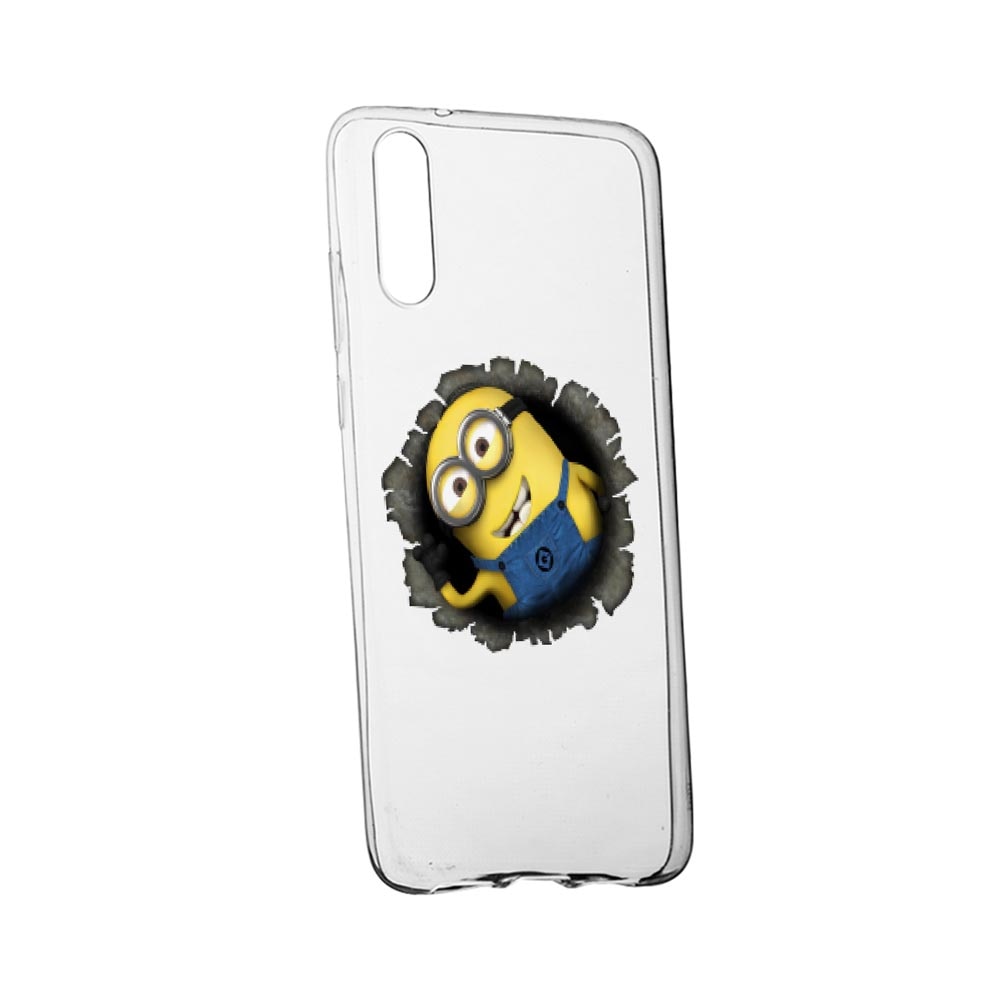 Husa Cartoon, Minion, pentru Sony Xperia 5, rezistenta la uzura, anti-alunecare, 202