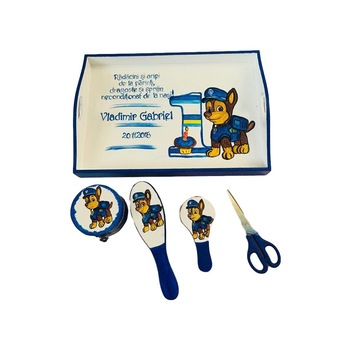 Set pentru taierea motului pictat cu Paw din Patrula catelusilor Set pentru taierea motului pictat cu Paw din Patrula catelusilor