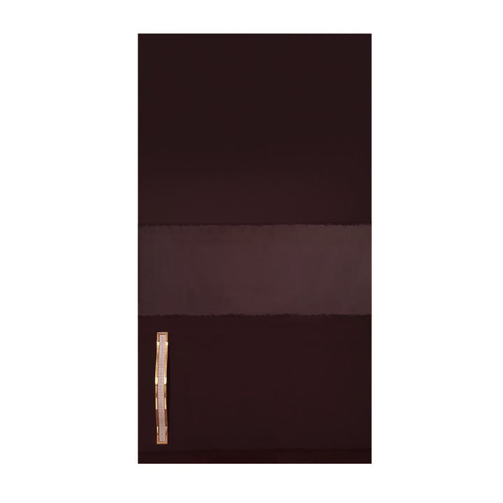 Corp superior 1 usa, Napoli Damson, alb / MDF acril violet inchis, 40 x 32 x 72cm