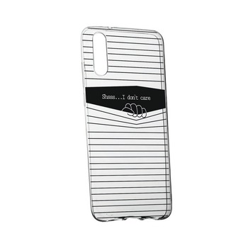 Husa pentru Sony Xperia 1 II, I Don’t Care, rezistenta la uzura, anti-alunecare, 36 Husa pentru Sony Xperia 1 II, I Don’t Care, rezistenta la uzura, anti-alunecare, 36
