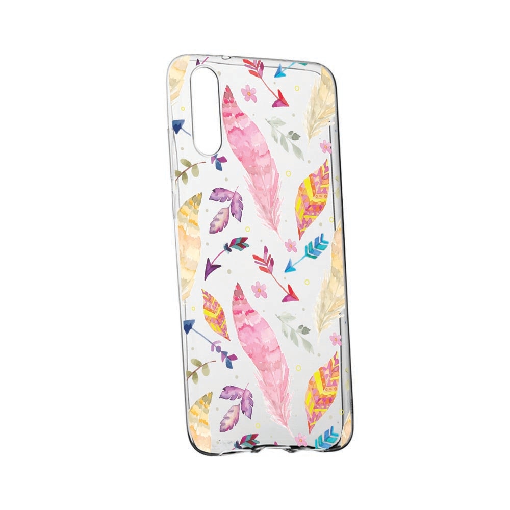 Husa pentru Motorola Edge, Feathers, rezistenta la uzura, anti-alunecare, 68