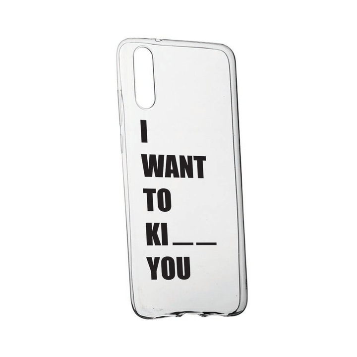 Husa pentru Huawei P40 Lite 5G, rezistenta la uzura, anti-alunecare, I Want To..., 183