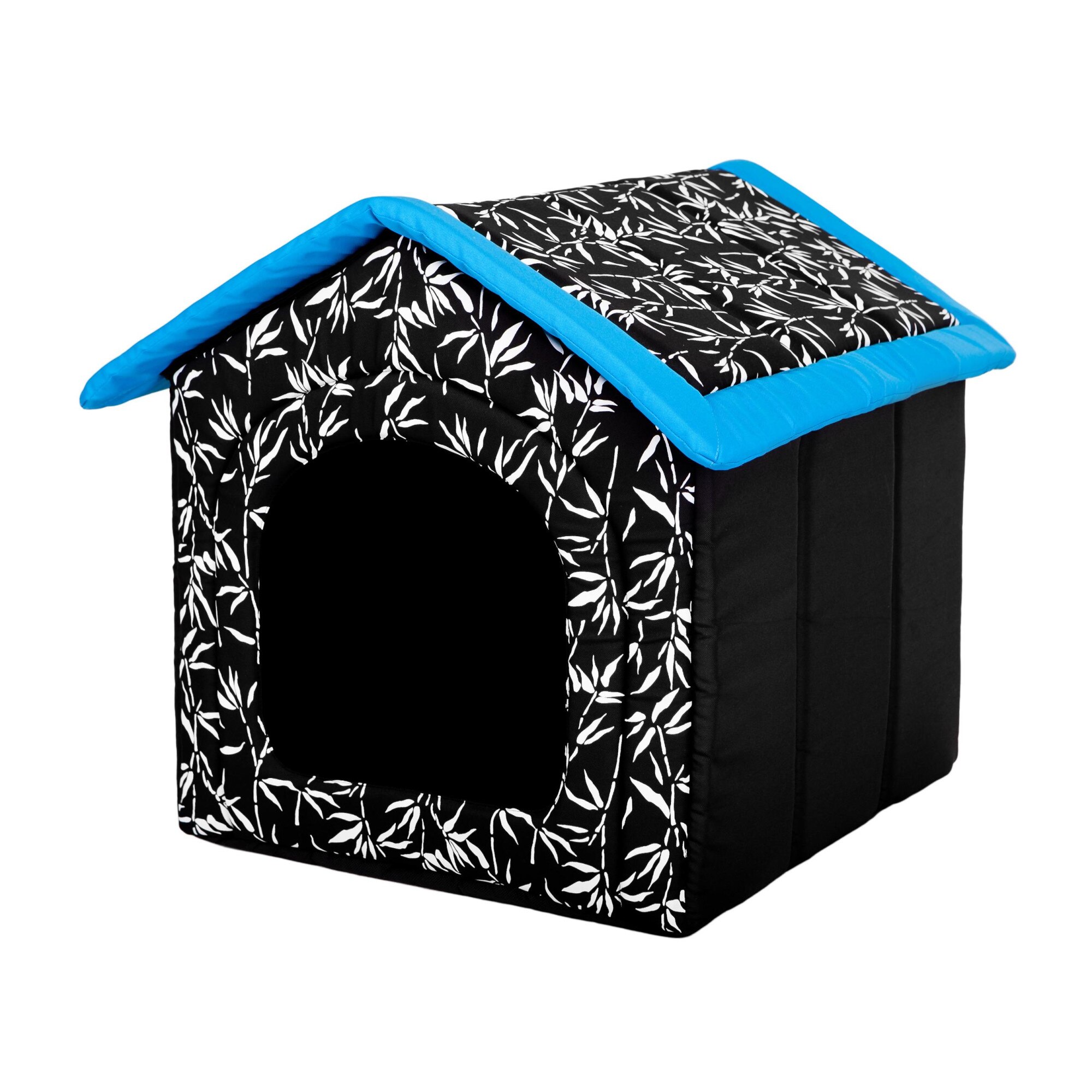 Casa pentru animale de companie, acoperis albastru, Hobbydog - Dimensiunea 2 - 44x38x45
