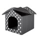 Hobbydog Kisállat Ház 4-es méret - 60x55x60 cm, szürke mancsok