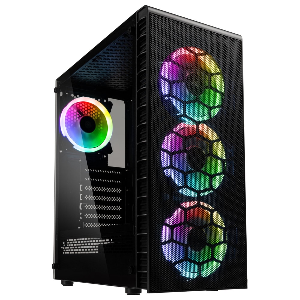 Carcasa Kolink Observatory Lite Mesh RGB Mid-Tower, Negru