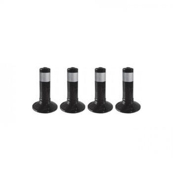 Stalpi pentru semnalizare 300 mm, negri, set 4 bucati Stalpi pentru semnalizare 300 mm, negri, set 4 bucati