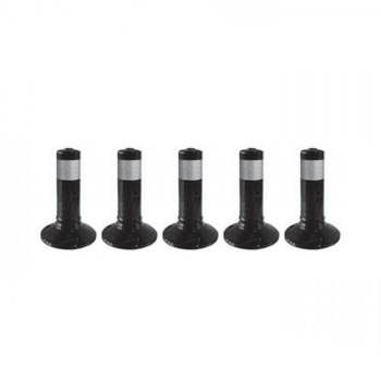 Stalpi pentru semnalizare 300 mm, negri, set 5 bucati Stalpi pentru semnalizare 300 mm, negri, set 5 bucati