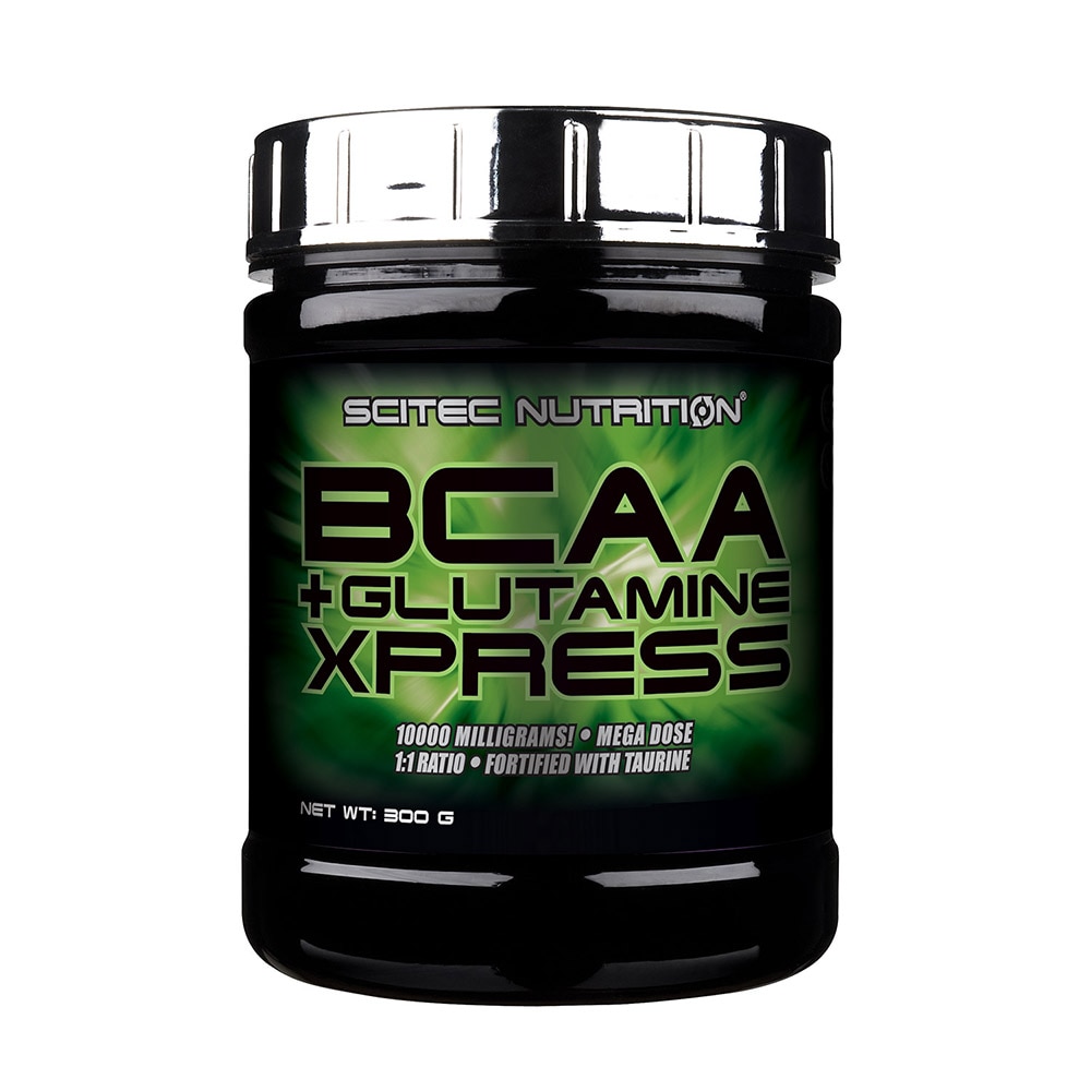 Pudra energizanta Scitec Bcaa+Glutamine Xpress Mar Verde 0.300 Kg