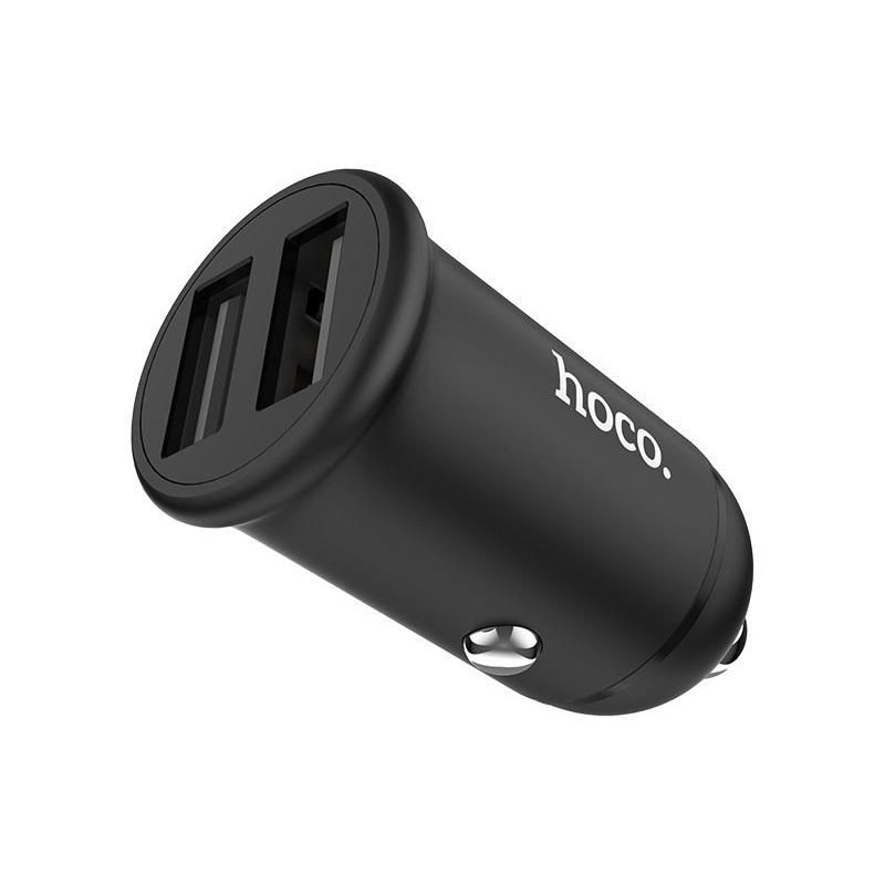 Incarcator Auto Hoco Easy Dual Charge 2 X Usb 3.1a , Negru - Z30