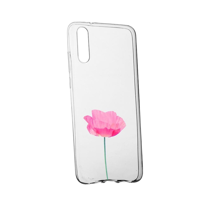 Husa Rose - Pastel colors, pentru Huawei P40 Lite 5G, rezistenta la uzura, anti-alunecare, din silicon Premium, 693