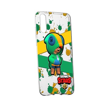 Husa Brawl Stars Leon, pentru Huawei P40 Lite 5G, rezistenta la uzura, anti-alunecare, din silicon Premium, 647 Husa Brawl Stars Leon, pentru Huawei P40 Lite 5G, rezistenta la uzura, anti-alunecare, din silicon Premium, 647