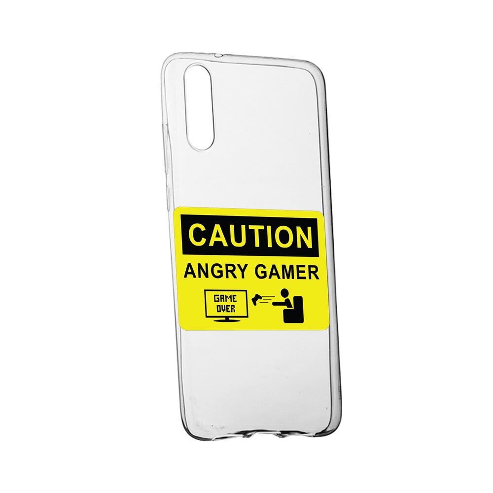 Husa Angry Gamer, pentru Motorola Moto G8 Power, rezistenta la uzura, anti-alunecare, din silicon Premium, 673