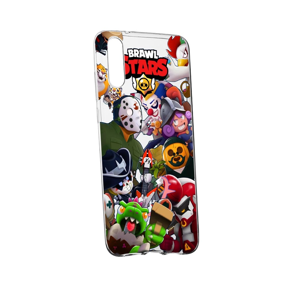 Husa Brawl Stars, pentru Xiaomi Mi 9 Pro, rezistenta la uzura, anti-alunecare, din silicon Premium, 646