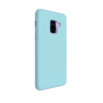 Husa Silicon Premium pentru Galaxy A8 (2018) Baby Blue Husa Silicon Premium pentru Galaxy A8 (2018) Baby Blue
