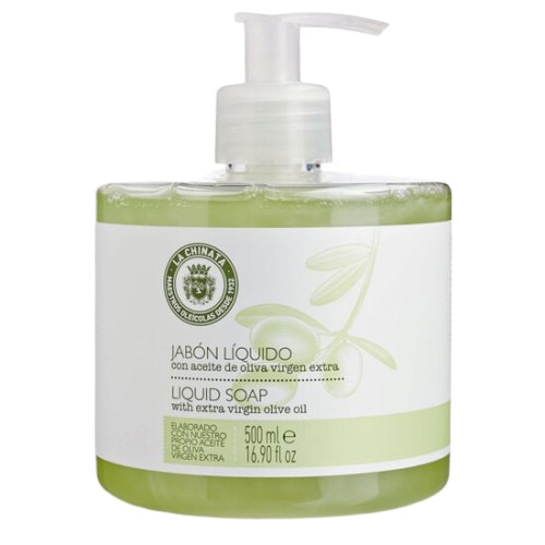 Sapun lichid pentru maini, cu ulei de masline extra virgin, cu dispenser, 500 ml, La Chinata