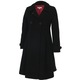 Palton mix lana gravide Jojo Maman Bebe, negru, marimea 36