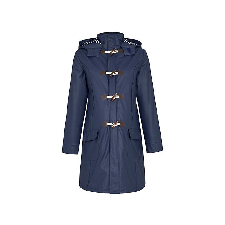 Geaca impermeabila gravide Jojo Maman Bebe, albastra, marimea 40