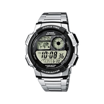 ceas barbatesc casio sport din otel inoxidabil argintiu alarma imagen 35_0_
0