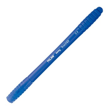 Pix MILAN Fineliner, Mina Albastra, Grosime Varf 0.4 mm, Corp din Plastic de Culoare Albastra si Capac Aerisit Pix MILAN Fineliner, Mina Albastra, Grosime Varf 0.4 mm, Corp din Plastic de Culoare Albastra si Capac Aerisit