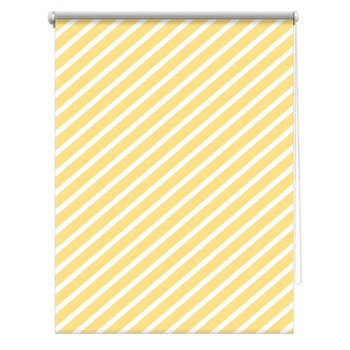 Rulou textil cu print, opac, verso alb, kids room 2, alb/galben, 62x150 cm Rulou textil cu print, opac, verso alb, kids room 2, alb/galben, 62x150 cm